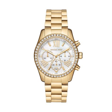 Shop Michael Kors Lexington Goldtone, Mother